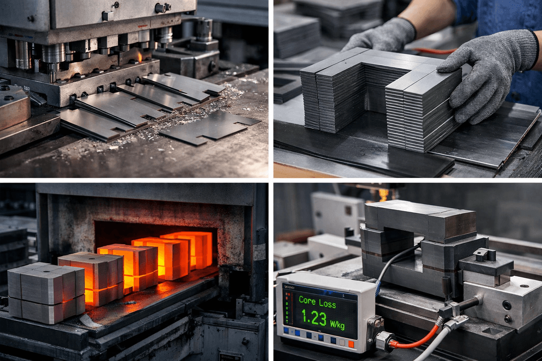 Производственные мощности завода по выпуску трансформаторных сердечников: как управление технологическим процессом определяет потери в сердечнике, уровень шума и стабильность производства.